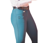 Jump'In - Pantalon d'équitation femme Super X bleu lagon | - Ohlala
