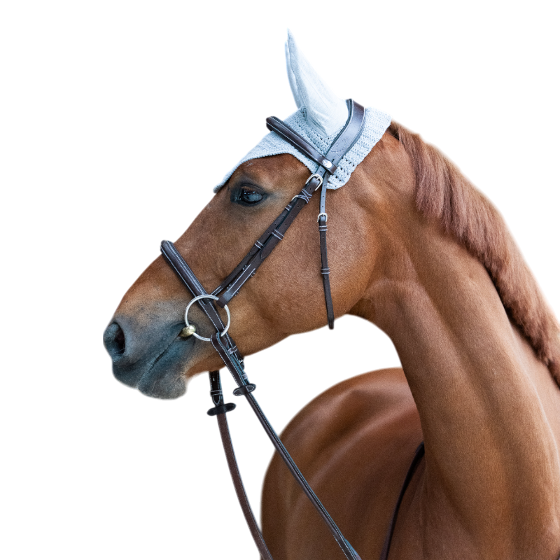 Jump'In - Bonnet pour chevaux Balthazar gris/ gris | - Ohlala