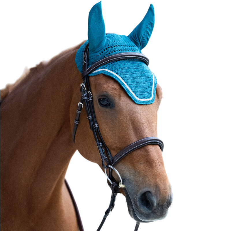 Jump'In - Bonnet pour chevaux Balthazar lagon/ lurex
