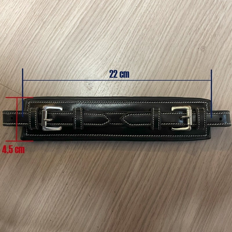 Jump'In - Hackamore cuir branches longues nez rectangle havane | - Ohlala