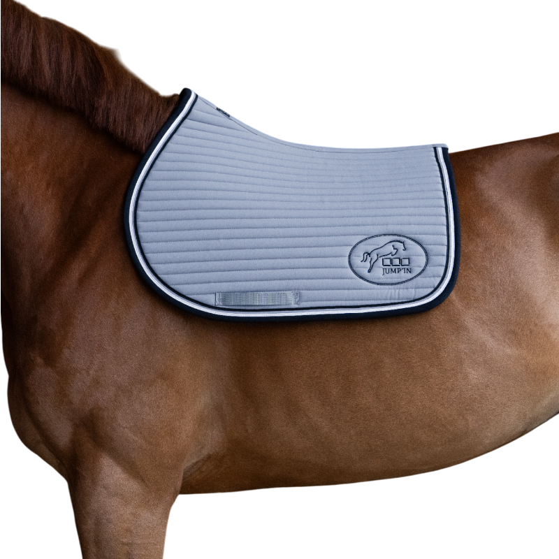 Jump'In - Tapis de selle Balthazar gris/ noir | - Ohlala