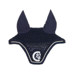 Kentucky Horsewear - Bonnet pour chevaux anti-bruits Wellington 3D Logo Rope marine | - Ohlala