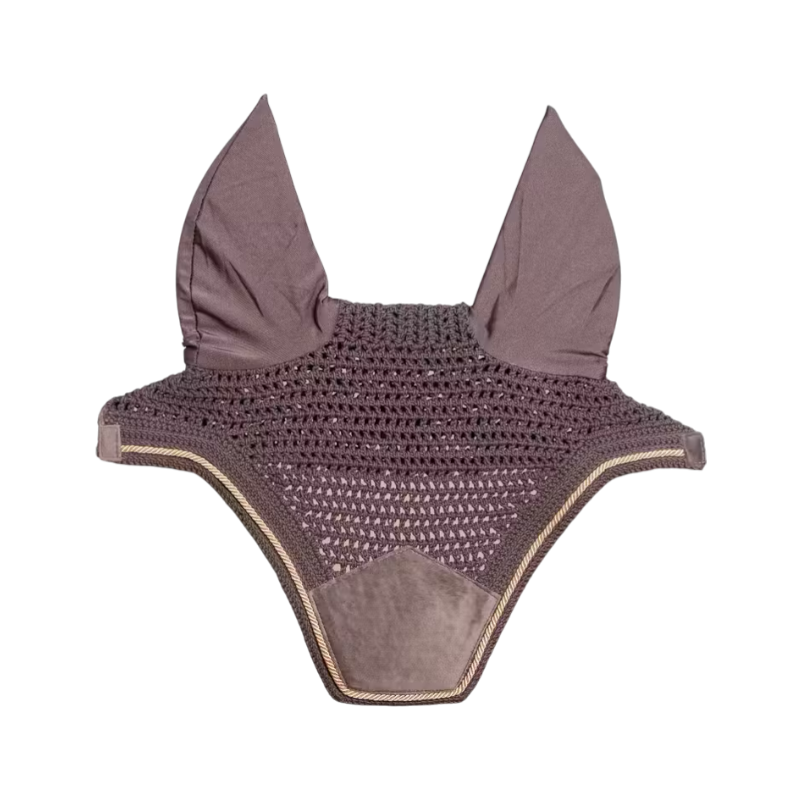 Kentucky Horsewear - Bonnet pour chevaux anti-bruits Wellington Basic Velvet gris | - Ohlala