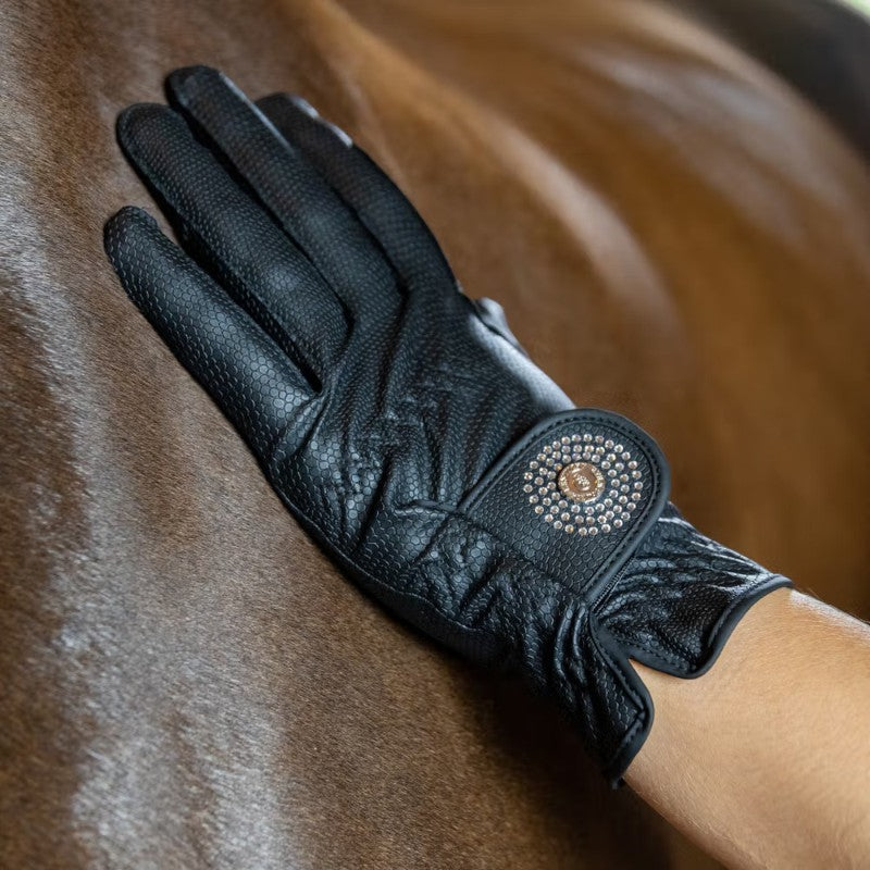 Kentucky Horsewear - Gants d'équitation Grip Glitter noir