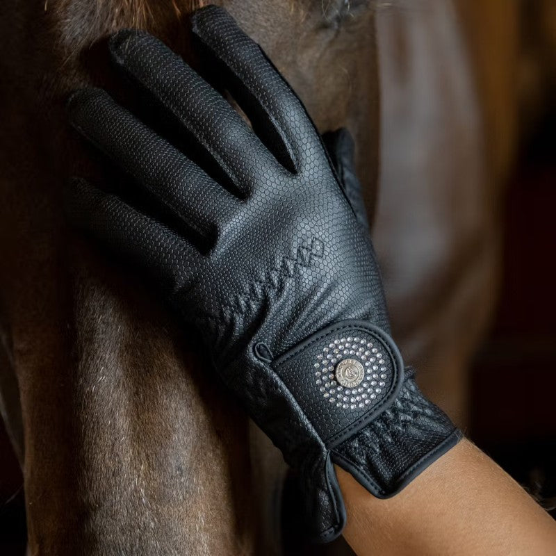 Kentucky Horsewear - Gants d'équitation Grip Glitter noir