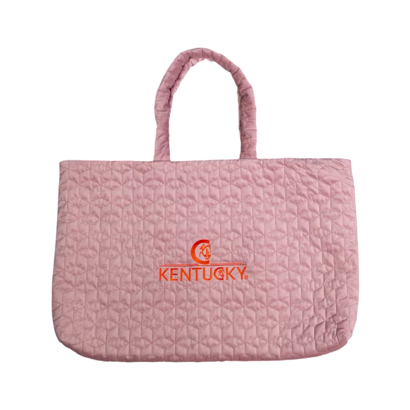 Kentucky Horsewear - Sac Velvet Logo Kentucky vieux rose | - Ohlala
