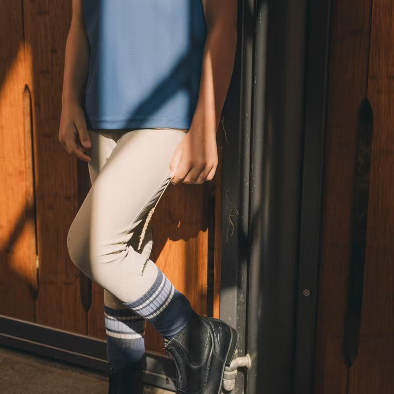 Kentucky Horsewear - Legging d'équitation Mexico Kids garçon avec Grip au genou beige | - Ohlala