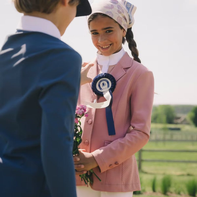 Kentucky Horsewear - Polo de concours Osaka Kids garçon manches longues marine | - Ohlala