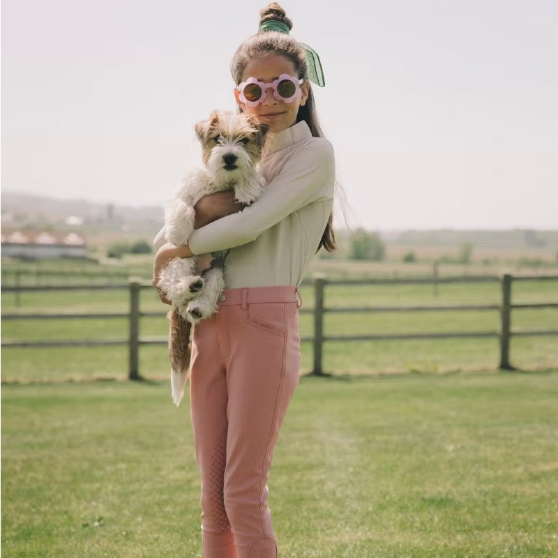 Kentucky Horsewear - Pantalon d'équitation Miami City fille vieux rose | - Ohlala