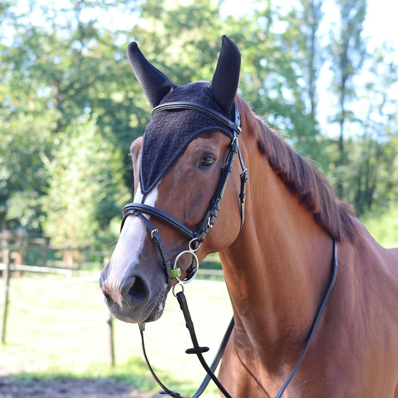 Lami-cell - Bonnet long pour chevaux Silentair noir