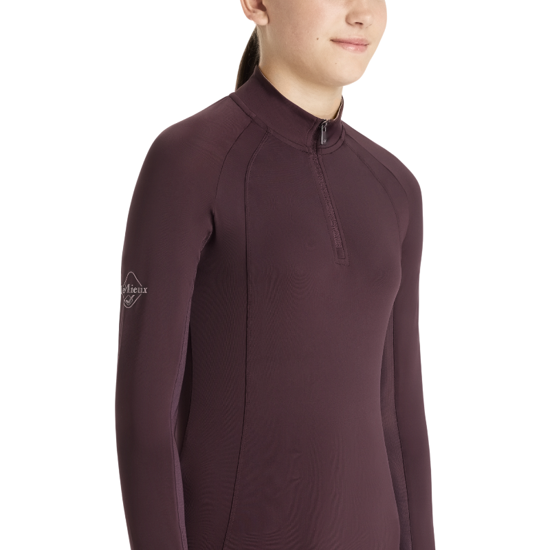 Lemieux - Baselayer léger enfant Young Rider Hope damson