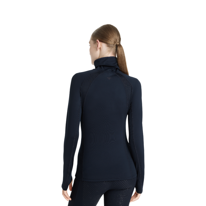 Lemieux - Baselayer manches longues col montant femme Sara marine