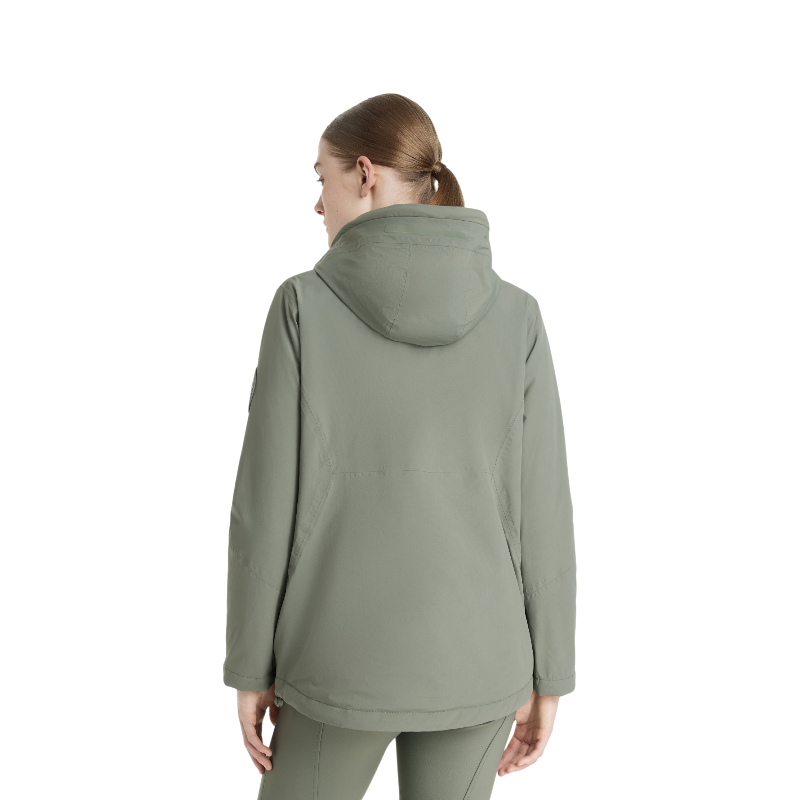 Lemieux - Blouson imperméable demi-zippé Phoebe femme rosemary
