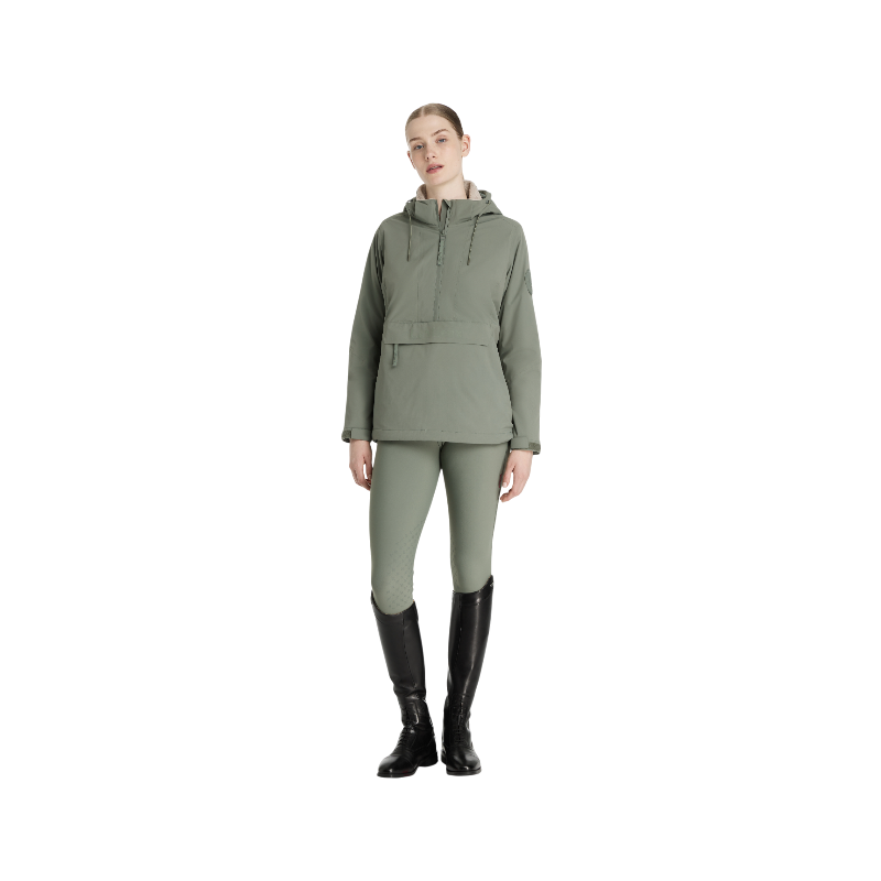 Lemieux - Blouson imperméable demi-zippé Phoebe femme rosemary