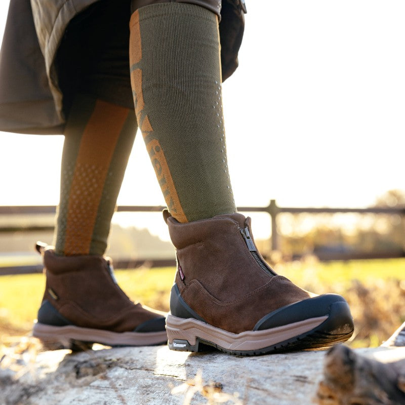 Lemieux - Bottines Trex imperméables à fermeture éclair marron | - Ohlala