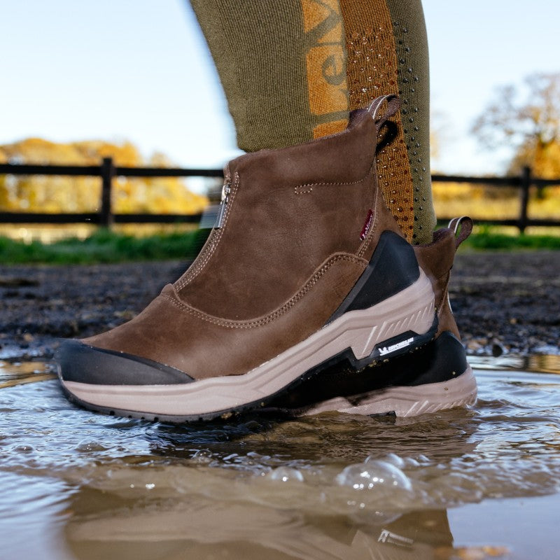 Lemieux - Bottines Trex imperméables à fermeture éclair marron | - Ohlala