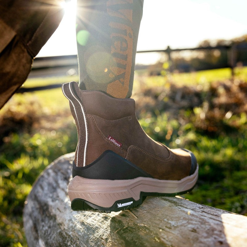 Lemieux - Bottines Trex imperméables à fermeture éclair marron | - Ohlala