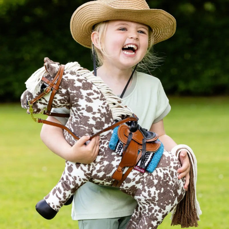 Lemieux - Bridon western pour Toy Pony tan
