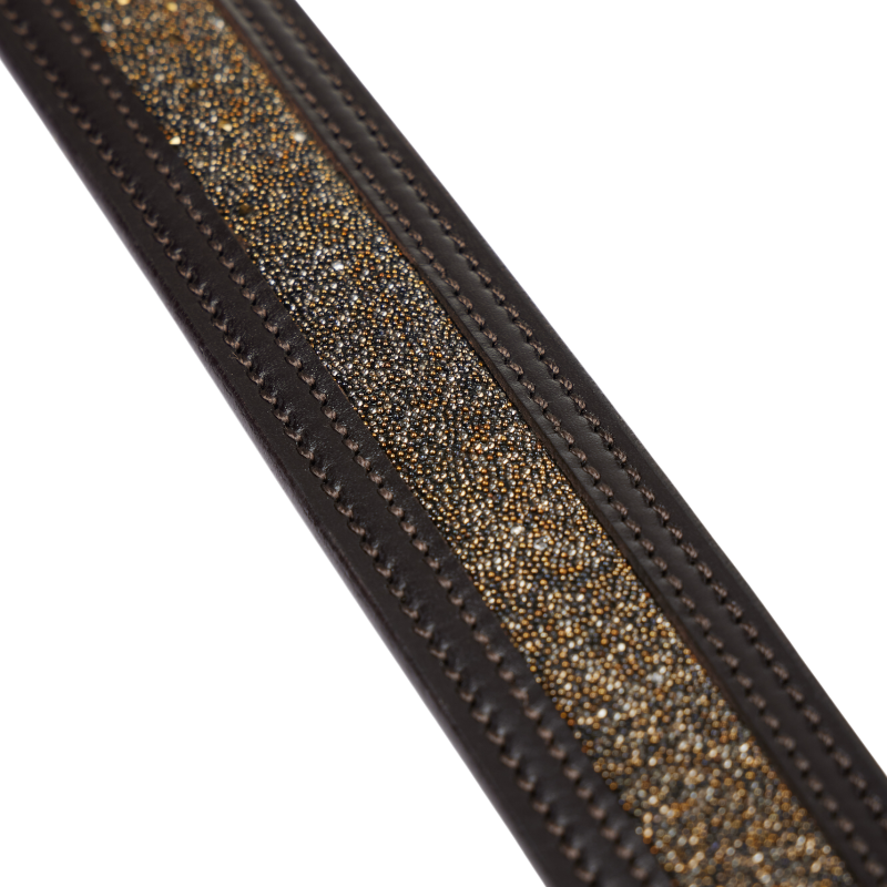 Lemieux - Ceinture Crystal Insert marron | - Ohlala