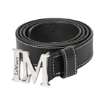 Lemieux - Unisex riem Monogram zwart | - Ohlala