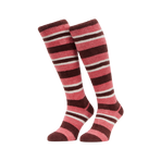 Lemieux - Fluffy Sabrina stripe sokken cranberry | - Ohlala