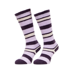 Lemieux - Fluffy Sabrina stripe sokken lilac | - Ohlala