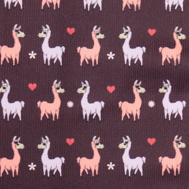Lemieux - Chaussettes d'équitation Footsie Llamas damson