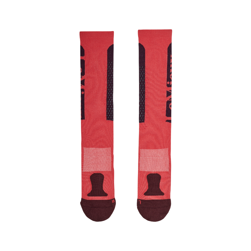 Lemieux - Chaussettes d'équitation en silicone cranberry | - Ohlala