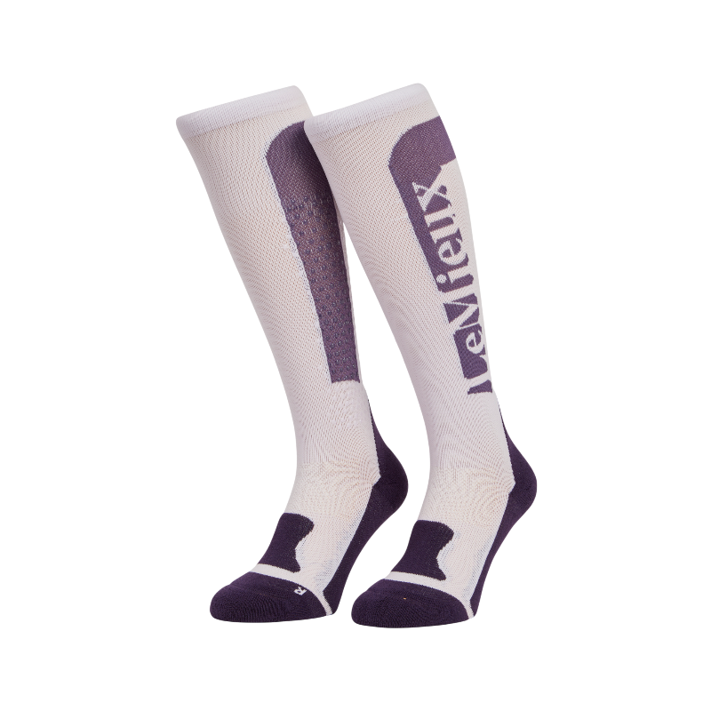 Lemieux - Chaussettes d'équitation en silicone lilac | - Ohlala