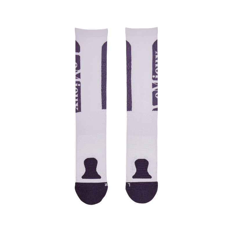 Lemieux - Chaussettes d'équitation en silicone lilac | - Ohlala
