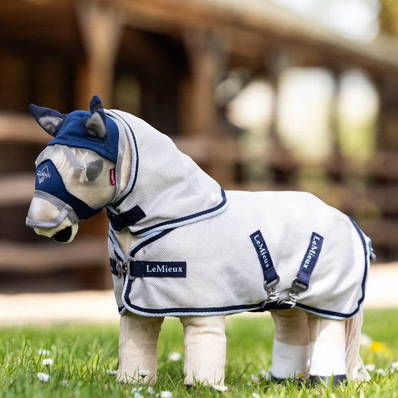 Lemieux - Chemise anti-mouches pour Toy Pony gris/ marine