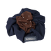 Lemieux - Chouchou Hair Net met kristal marine/bruin | - Ohlala