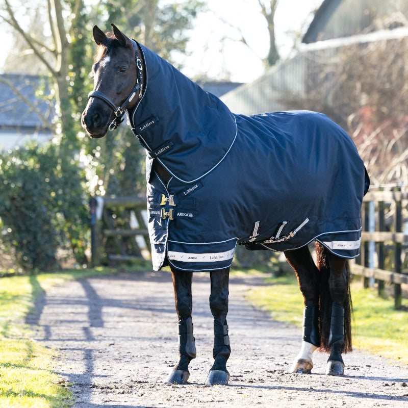 LeMieux - Couverture Arika Storm-Tek marine 100g | - Ohlala