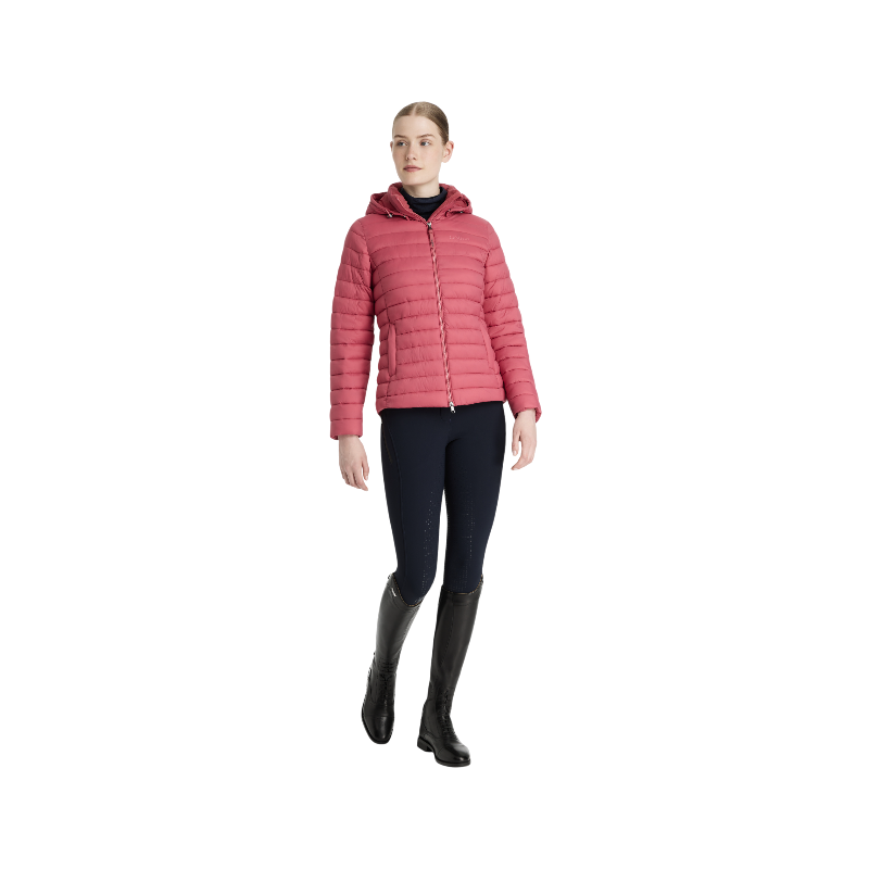 Lemieux - Doudoune à capuche femme Rose cranberry | - Ohlala