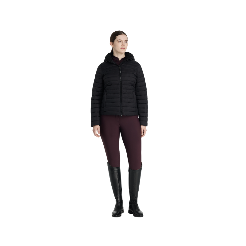 Lemieux - Doudoune à capuche femme Rose noir | - Ohlala