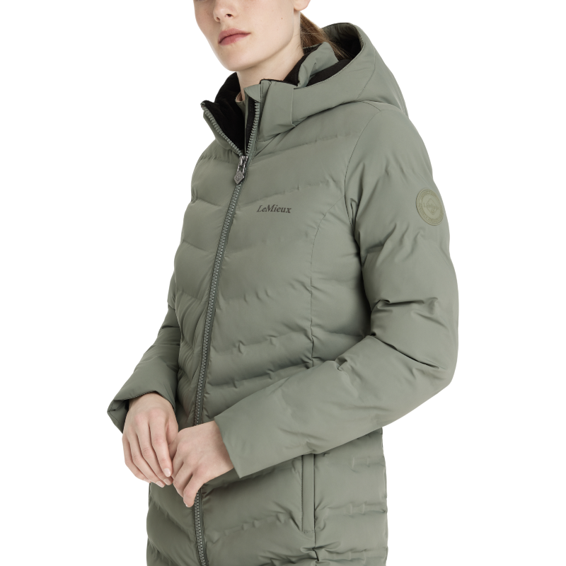 LeMieux - Doudoune matelassée imperméable longue femme Hayley rosemary | - Ohlala