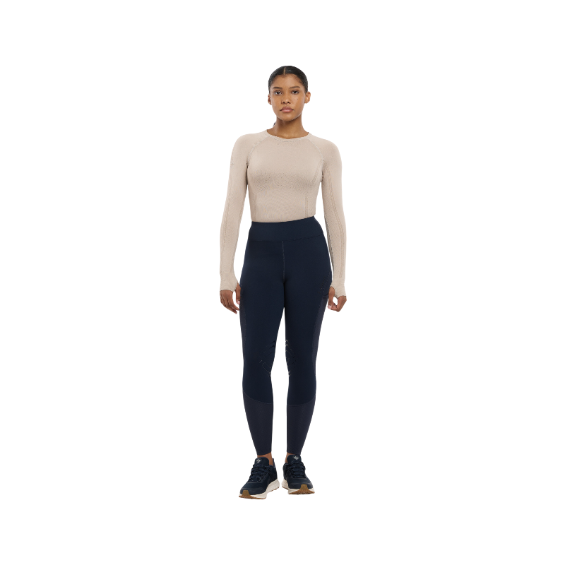 Lemieux - Legging d'équitation femme Mesh Lydia marine | - Ohlala
