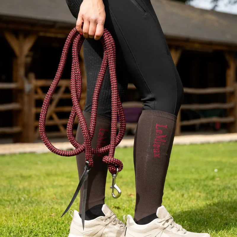 Lemieux - Longe d'entraînement noir/ rouge | - Ohlala