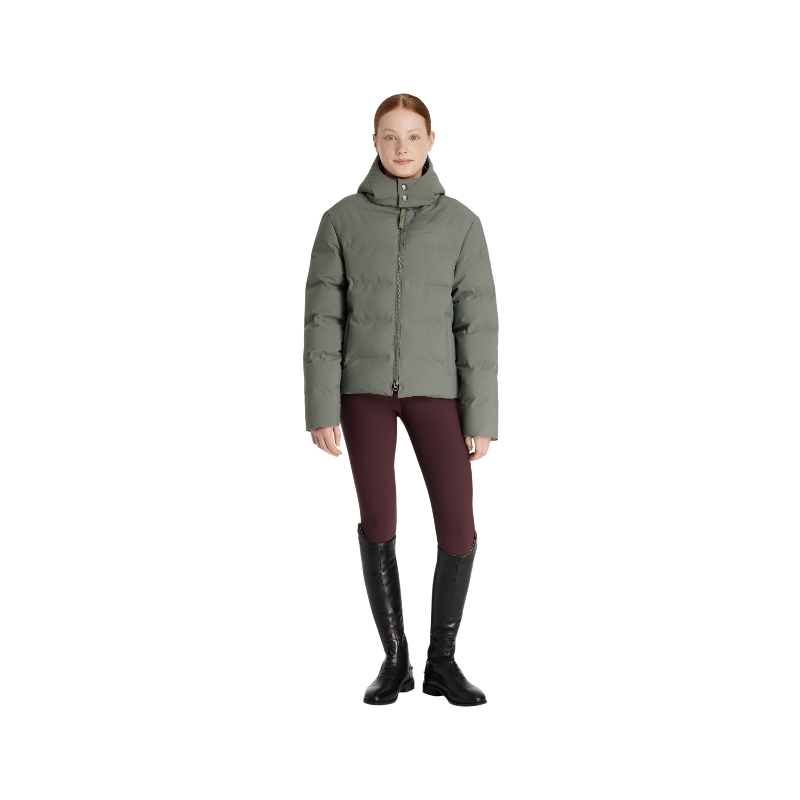 Lemieux - Manteau d’équitation imperméable enfant Young Rider Daisy rosemary