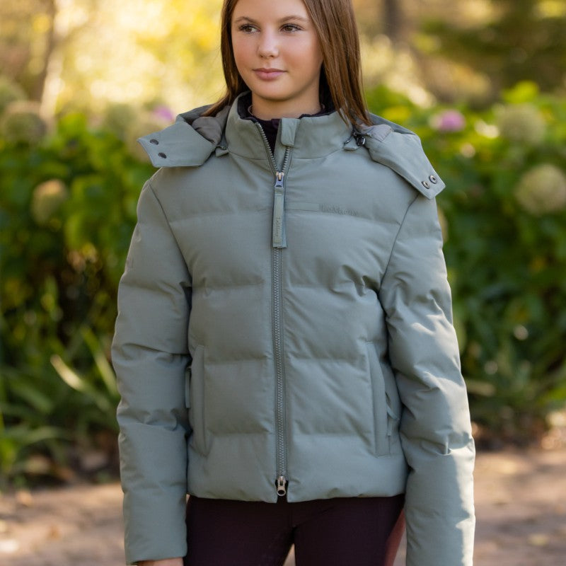 Lemieux - Manteau d’équitation imperméable enfant Young Rider Daisy rosemary