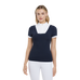 Lemieux - Wedstrijdpolo korte mouwen dames Sophia marineblauw | - Ohlala