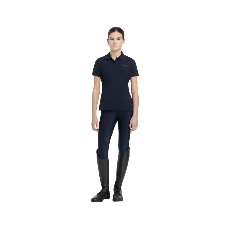 Lemieux - Polo enfant Classique Junior Young Rider marine | - Ohlala