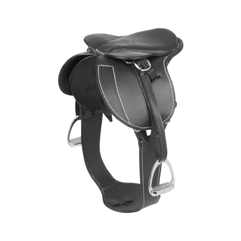 Lemieux - Selle avec sangle bavette pour Toy Pony Jump noir | - Ohlala