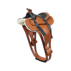 Lemieux - Selle western pour Toy Pony tan | - Ohlala