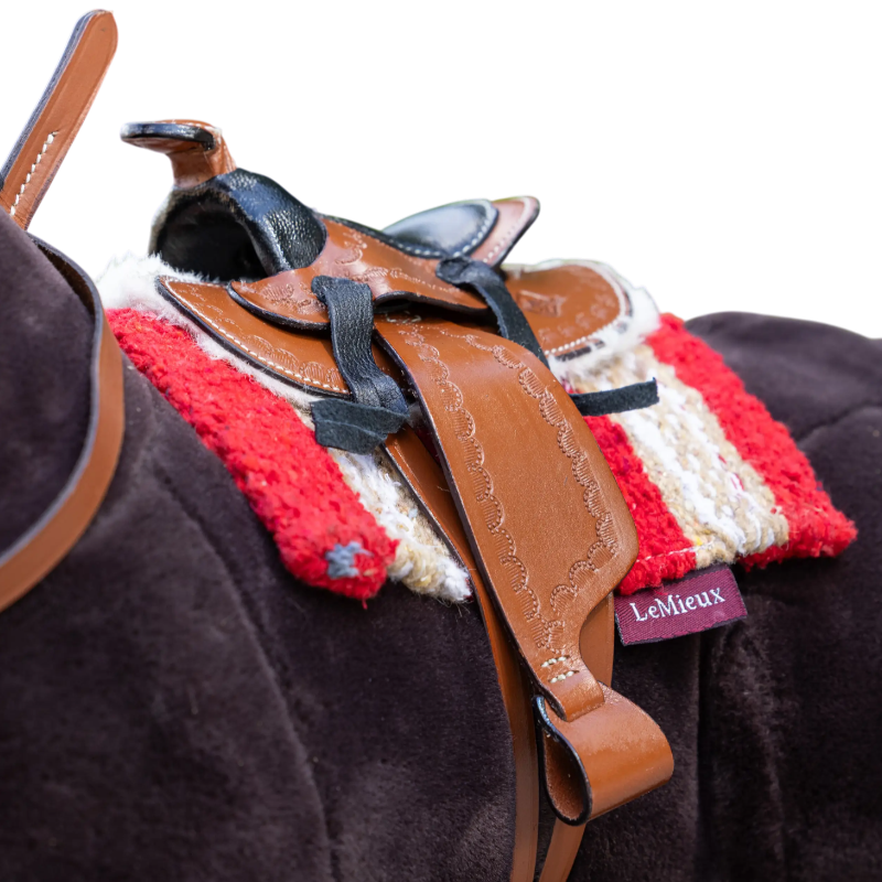 Lemieux - Selle western pour Toy Pony tan