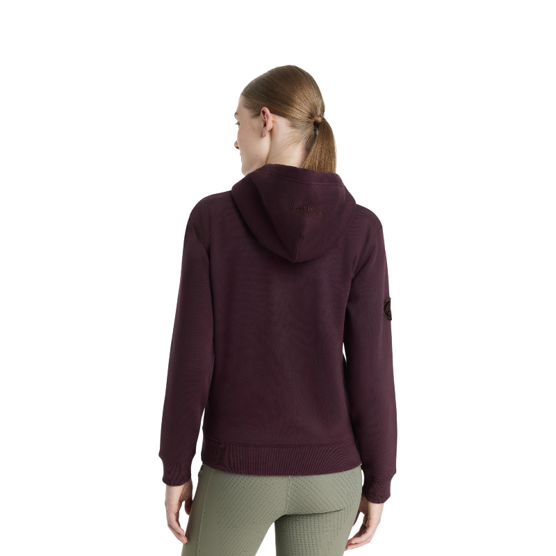 Lemieux - Sweat à capuche femme Elspeth damson
