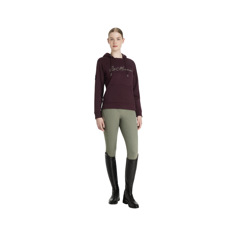 Lemieux - Sweat à capuche femme Elspeth damson