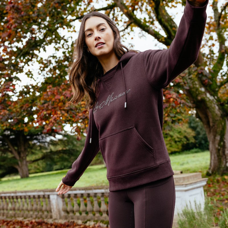 Lemieux - Sweat à capuche femme Elspeth damson