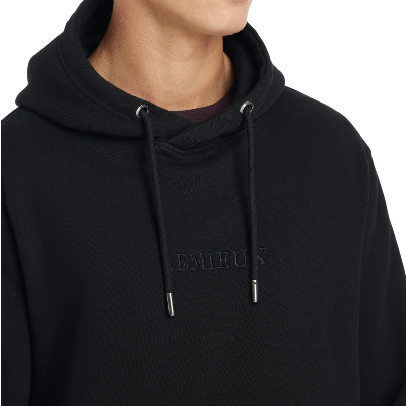 Lemieux - Sweat à capuche homme noir