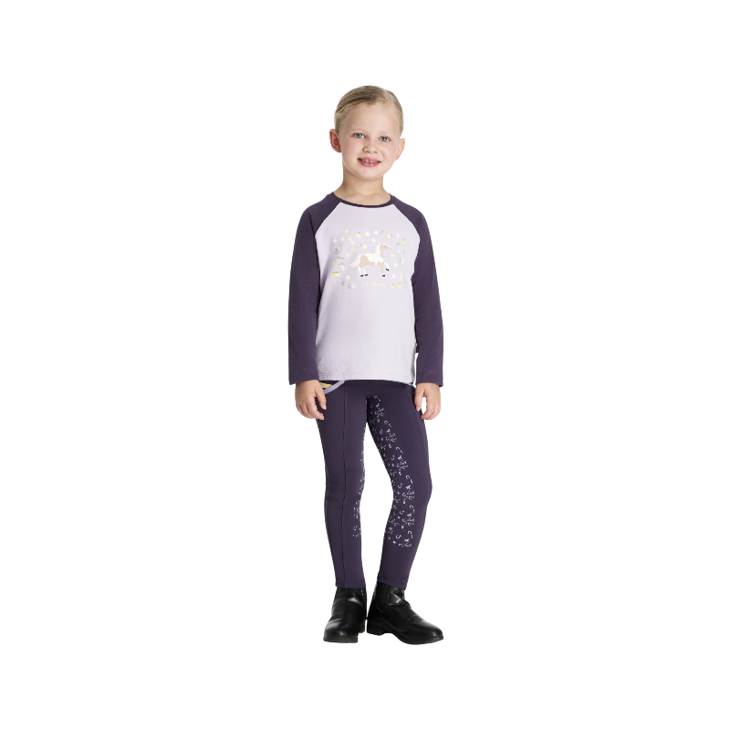 Lemieux - T-shirt manches longues enfant Lemon Mini Jamie lilac | - Ohlala